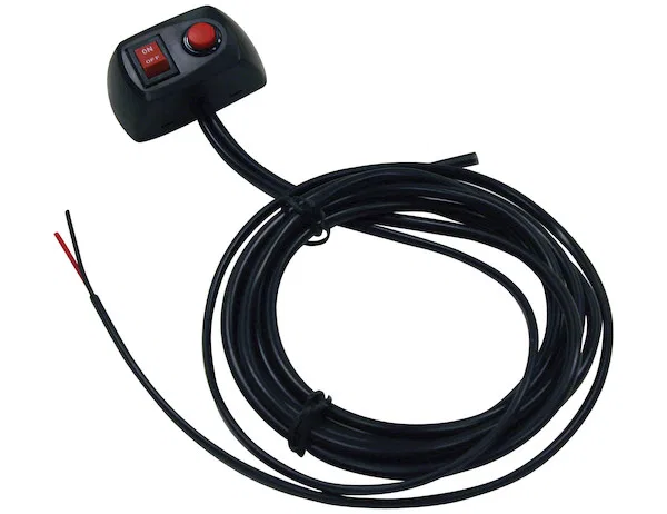 6391215 – BUYERS PROD Push Button Switch, Used For Strobe Lights/ Flash Pattern Effect On/Off Switch With Momentary B...
